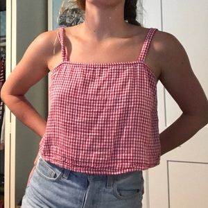 Plaid Red Tank